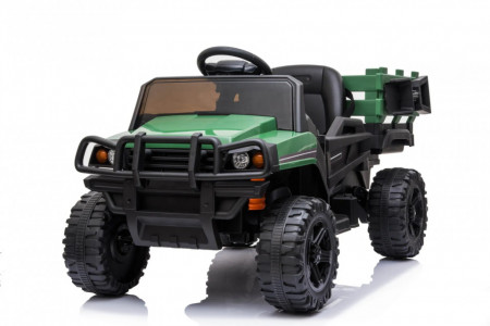 Masinuta electrica pentru copii Jeep Transporter verde