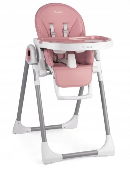 Scaun de masa reglabil, multifunctional, 3in1, Nukido, Belo, Pink