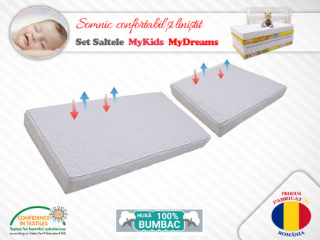 Set saltele MyKids Cocos MyDreams II 120X80X12 (cm) + 50X80X12 (cm)