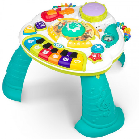 Masuta educativa 2in1, cu tablia detasabila, pian, muzica, lumini si activitati, Ricokids, BT RK-812