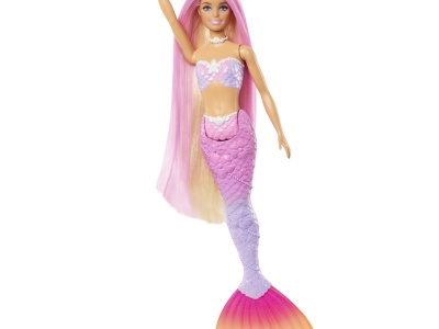 BARBIE COLOR CHANGE PAPUSA SIRENA CU PAR ROZ - Img 3