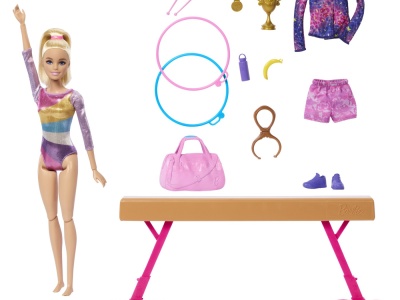 BARBIE PAPUSA BARBIE YOU CAN BE GIMNASTA BLONDA - Img 2