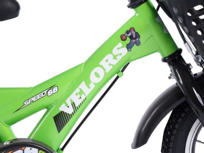 Bicicleta Copii 2-4 ani Velors V1201A 12", verde - Img 7