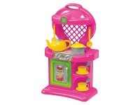 Bucatarie pentru copii, TechnoK, cu 12 accesorii, roz - Img 4