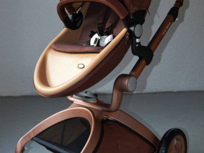 Carucior Copii Hot Mom Premium Coffee 2 in 1, varsta intre 0 – 36 luni, realizat din materiale de calitate - Img 2