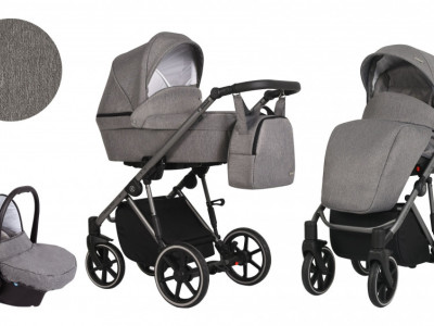 Carucior Kunert MOLTO 3 in 1 Grafit Jeans cadru grafit - Img 1