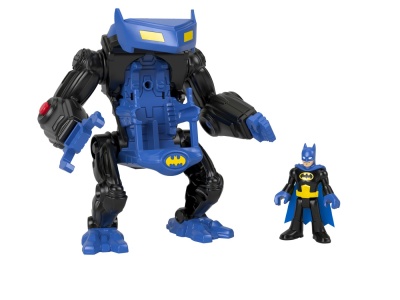 FISHER PRICE IMAGINEXT DC SUPER FRIENDS VEHICUL CU FIGURINA BATMAN - Img 4