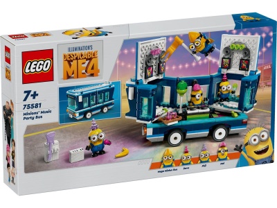 LEGO DESPICABLE ME4 AUTOBUZUL DE PETRECERE AL MINIONILOR 75581 - Img 1