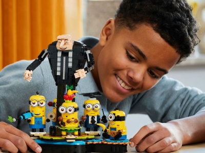LEGO DESPICABLE ME4 GRU SI MINIONII DIN CARAMIZI 75582 - Img 3