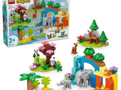 LEGO DUPLO FAMILII DE ANIMALE SALBATICE 3 ÎN 1 10446 - Img 2