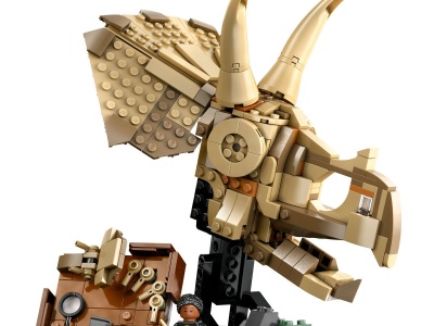 LEGO JURASSIC WORLD FOSILE DE DINOZAUR CRANIU DE TRICERATOPS 76969 - Img 2