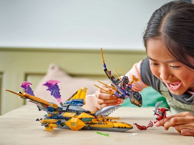 LEGO NINJAGO SUPERAVIONUL CU REACTIE AL LUI RAS SI ARIN 71833 - Img 3