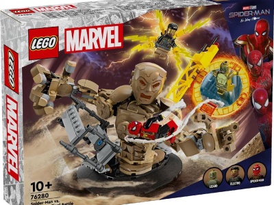 LEGO SUPER HEROES OMUL PAIANJEN VS SANDMAN BATALIA FINALA 76280 - Img 1