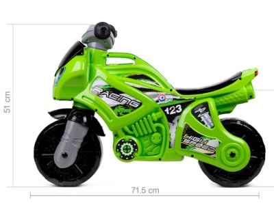 Motocicleta de curse Ride On, TechnoK, verde - Img 4