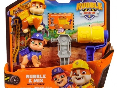 PATRULA CATELUSILOR ECHIPA RUBBLE SET 2 FIGURINE RUBBLE SI MIX - Img 1