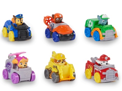 PATRULA CATELUSILOR PUP SQUAD RACERS PACHET CADOU 6 VEHICULE DE BAZA - Img 4