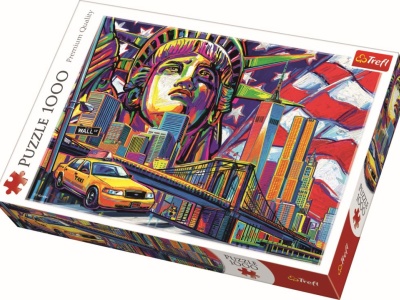 PUZZLE TREFL 1000 NEW YORK IN CULORI - Img 1
