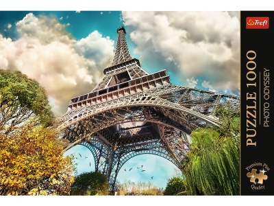 PUZZLE TREFL 1000 PREMIUM PLUS PHOTO ODYSSEY TURNUL EIFFEL PARIS - Img 3