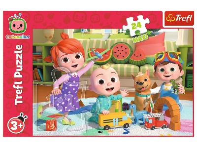 PUZZLE TREFL 24 MAXI COCOMELON GATA DE AVENTURA - Img 3