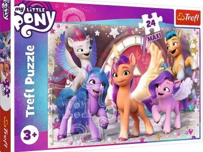 PUZZLE TREFL 24 MAXI MY LITTLE PONY - BUCURIA PONEILOR - Img 1