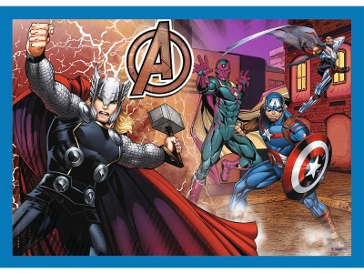 PUZZLE TREFL 4IN1 AVENGERS - RAZBUNATORII CURAJOSI - Img 3