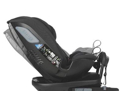 Scaun auto rotativ iSize Coccolle Velsa Jet black - Img 3