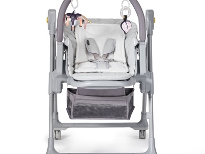 SCAUN DE MASA KINDERKRAFT LASTREE, 2 IN 1, TRANSFORMABIL, GREY - Img 4