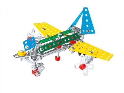Set de construit metalic, TechnoK, 8 modele de vehicule spatiale, 225 de piese - Img 3
