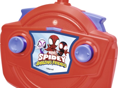 SPIDEY PRIETENII EXTRAORDINARI MASINUTA CU TELECOMANDA WEB RACER SCARA 1:18 - Img 3