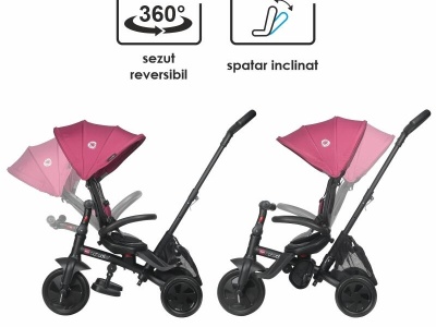 Tricicleta multifunctionala Coccolle Alegra Magenta - Img 6