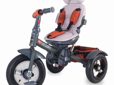 Tricicleta multifunctionala Coccolle Giro Plus Caramiziu - Img 2