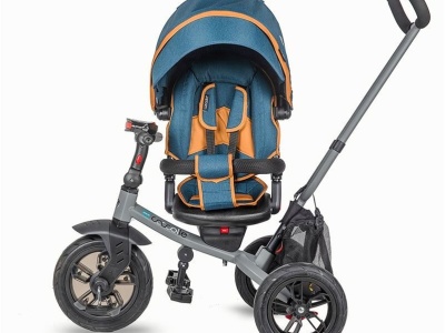 Tricicleta multifunctionala Coccolle Pianti True Blue - Img 7