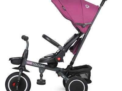 Tricicleta multifunctionala Coccolle Venti Magenta - Img 4