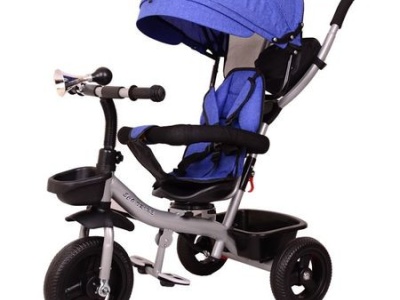 Tricicleta pentru copii Eco Trike, albastru - Img 1