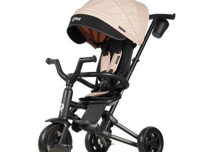 Tricicleta ultrapliabila Qplay Nova Niello Bej - Img 1
