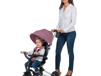 Tricicleta ultrapliabila Qplay Nova Rubber violet - Img 4