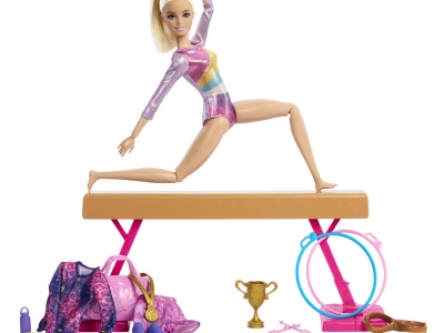 BARBIE PAPUSA BARBIE YOU CAN BE GIMNASTA BLONDA - Img 3