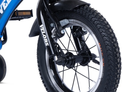 Bicicleta Copii 3-5 ani Velors V1401A 14", albastru - Img 8