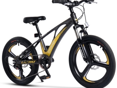Bicicleta Copii MTB Carpat 20" C20343A, Roti Magneziu, Cadru Magneziu, Frane Disc, 7 Viteze, Gri/Galben - Img 2