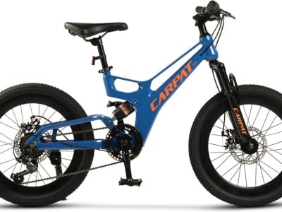 Bicicleta Copii MTB-FS Carpat 20" C20344A, Albastru/Portocaliu - Img 1