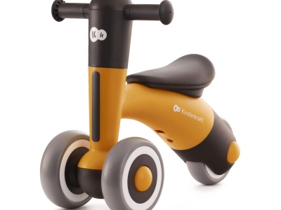 BICICLETA DE ECHILIBRU KINDERKRAFT MINIBI, HONEY YELLOW - Img 1