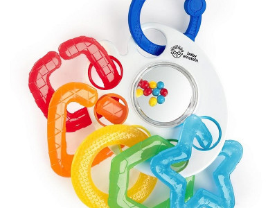 Bright Starts - Jucarie zornaitoare cu inele multicolore - Img 4