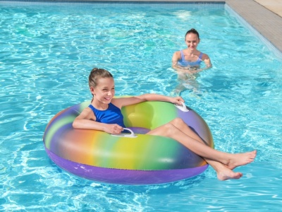 Colac de inot, Bestway 36352, 119 cm, multicolor - Img 4