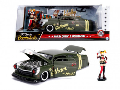 DC COMICS BOMBSHELLS 1951 MERCURY HARLEY QUINN SCARA 1 LA 24 - Img 1