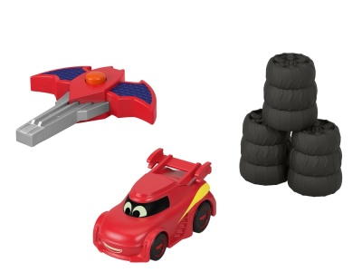 FISHER PRICE BATWHEELS MASINUTA ROSIE SCARA 1:55 - Img 4