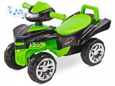 Jucarie ride-on cu sunete si lumini Toyz MINI RAPTOR 2 in 1 Verde - Img 1