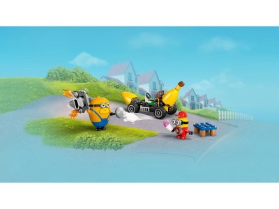 LEGO DESPICABLE ME4 MINIONII SI MASINA BANANA 75580 - Img 2