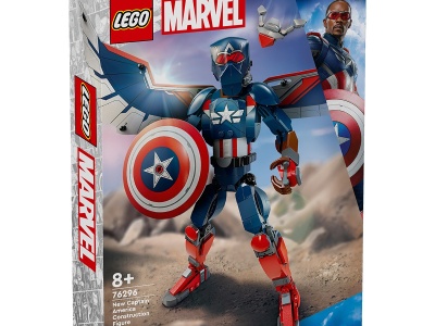 LEGO SUPER HEROES FIGURINA DE CONSTRUCTIE CAPITANUL AMERICA 76296 - Img 3