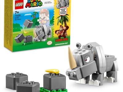 LEGO SUPER MARIO SET DE EXTINDERE RINOCERUL RAMBI 71420 - Img 3