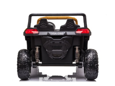 Masinuta electrica cu telecomanda pentru 2 copii UTV Buggy A032 12V7Ah gold - Img 5